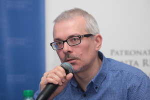 Dyskusja o książce Łukasza Garbala „Jan Józef Lipski. Biografia źródłowa” – Warszawa, 9 kwietnia 2019. Fot. Piotr Życieński (IPN)