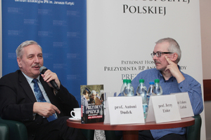 Dyskusja o książce Łukasza Garbala „Jan Józef Lipski. Biografia źródłowa” – Warszawa, 9 kwietnia 2019. Fot. Piotr Życieński (IPN)