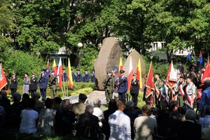 Pomnik w Parku im. gen. G. Orlicz-Dreszera. Fot. Andrzej Kryński (IPN Warszawa)