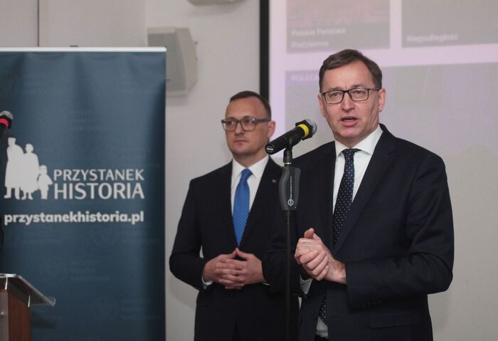 Prezentacja portalu Przystanekhistoria.pl – Warszawa, 11 grudnia 2019. Fot. Piotr Życieński (IPN)