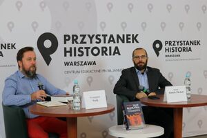 Dyskusja online „Pokazowe procesy polityczne w powojennej Polsce. Długie trwanie bezprawia” – 2 grudnia 2020. Fot. Aleksandra Wierzchowska (IPN)