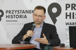 Dr Paweł Sasanka (Biuro Badań Historycznych IPN). Fot. Piotr Życieński (IPN)