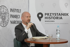 Dr Robert Spałek (OBBH IPN w Warszawie). Fot. Piotr Życieński (IPN)