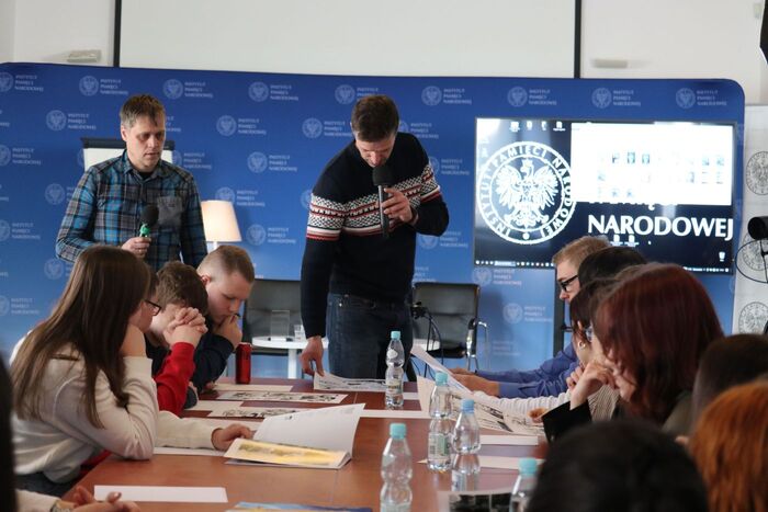 Prezentacja komiksów o podziemiu niepodległościowym oraz warsztaty komiksowe – 22 marca 2022. Fot. Aleksandra Wierzchowska (IPN)