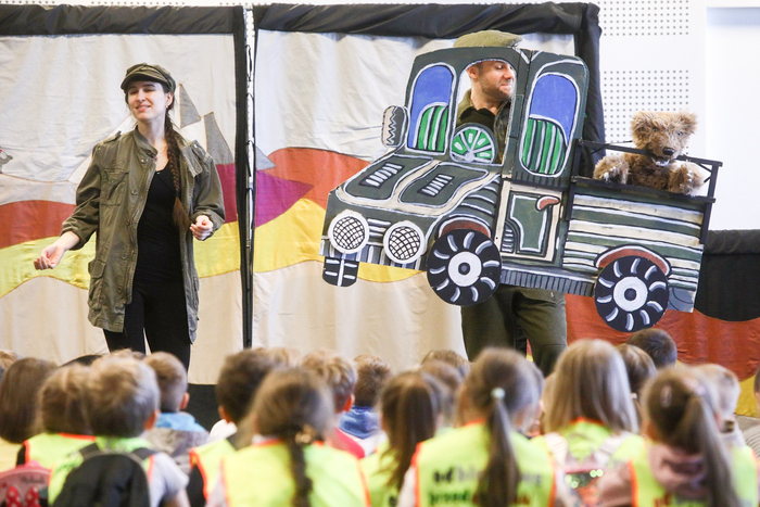 Spektakle „Miś Wojtek” na Kongresie Pamięci Narodowej – Warszawa, 13 kwietnia 2023. Fot. Sławek Kasper (IPN)