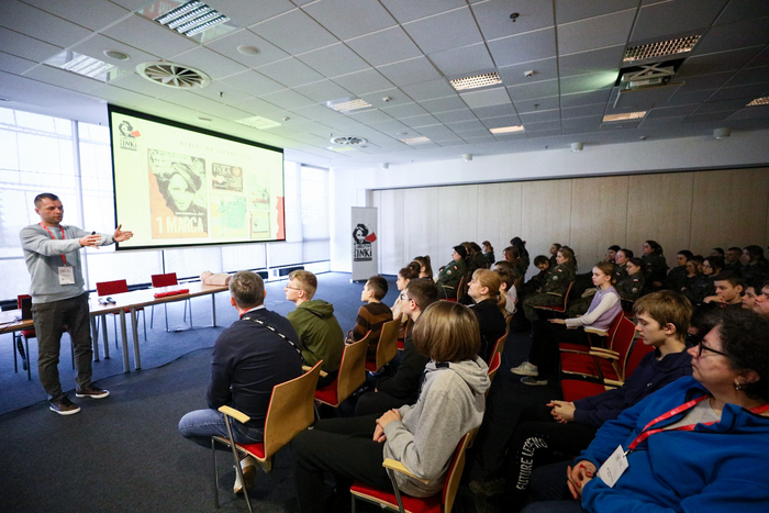 Warsztaty „Drużyna Inki” na Kongresie Pamięci Narodowej – Warszawa, 13 kwietnia 2023. Fot. Sławek Kasper (IPN)