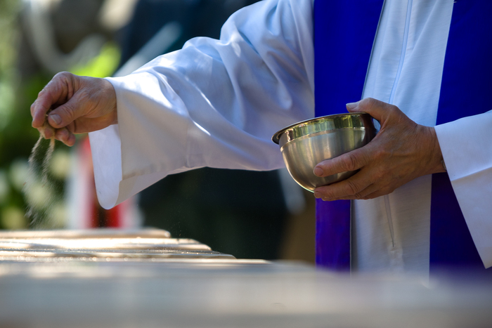 Uroczystości pogrzebowe Powstańców Warszawskich oraz cywilnych ofiar Powstania Warszawskiego, których szczątki zostały odnalezione na Czerniakowie – Warszawa, 4 sierpnia 2023. Fot. Sławek Kasper (IPN)