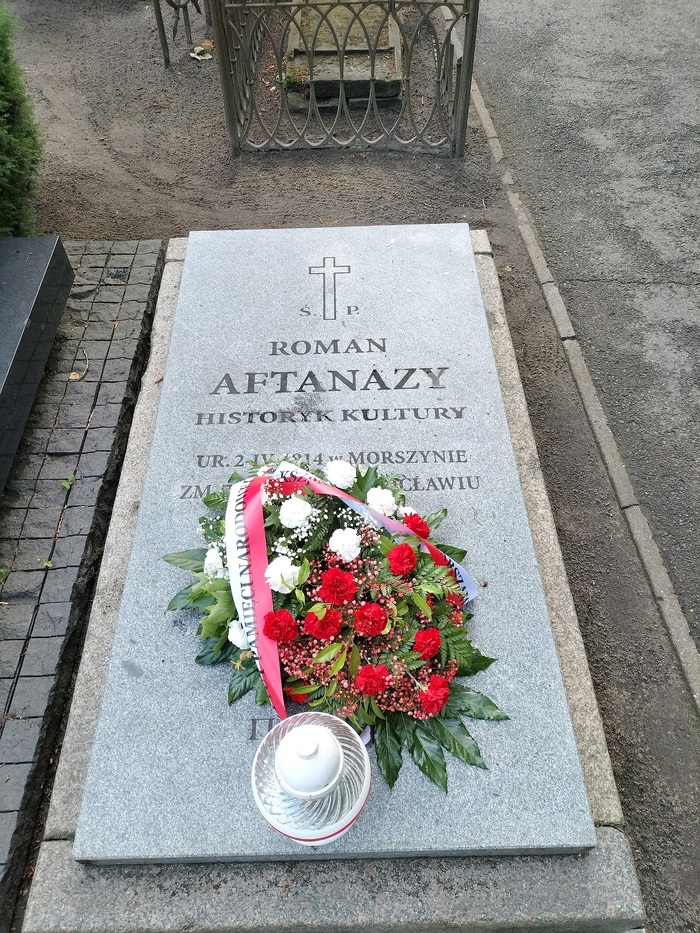 Uroczyste złożenie kwiatów na grobie Romana Aftanazego – Warszawa, 7 czerwca 2024