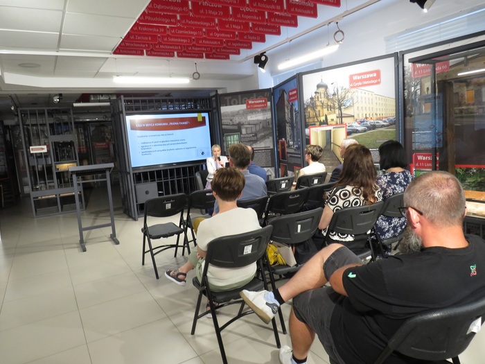Podsumowanie ogólnopolskiego konkursu „Trudna pamięć” na scenariusz lekcji historii o tematyce zbrodni komunistycznych. Fot. Rafał Borkowski (IPN)