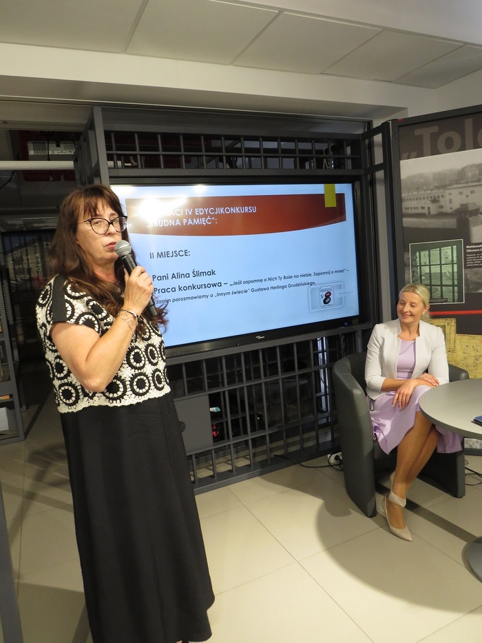 Podsumowanie ogólnopolskiego konkursu „Trudna pamięć” na scenariusz lekcji historii o tematyce zbrodni komunistycznych. Fot. Rafał Borkowski (IPN)