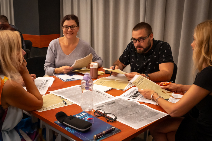 Warsztaty o kobietach w powstaniu warszawskim w ramach XVIII Polonijnych Spotkań z Historią Najnowszą – Warszawa, 2 lipca 2024. Fot. Andrzej Kryński (IPN)