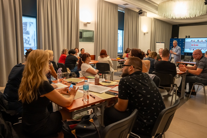 Warsztaty o kobietach w powstaniu warszawskim w ramach XVIII Polonijnych Spotkań z Historią Najnowszą – Warszawa, 2 lipca 2024. Fot. Andrzej Kryński (IPN)