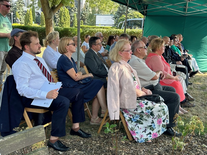 Upamiętnienie i wernisaż wystawy „Na odsiecz powstańczej Warszawie” – Ożarów Mazowiecki, 10 lipca 2024. Fot. Jacek Persa (IPN)