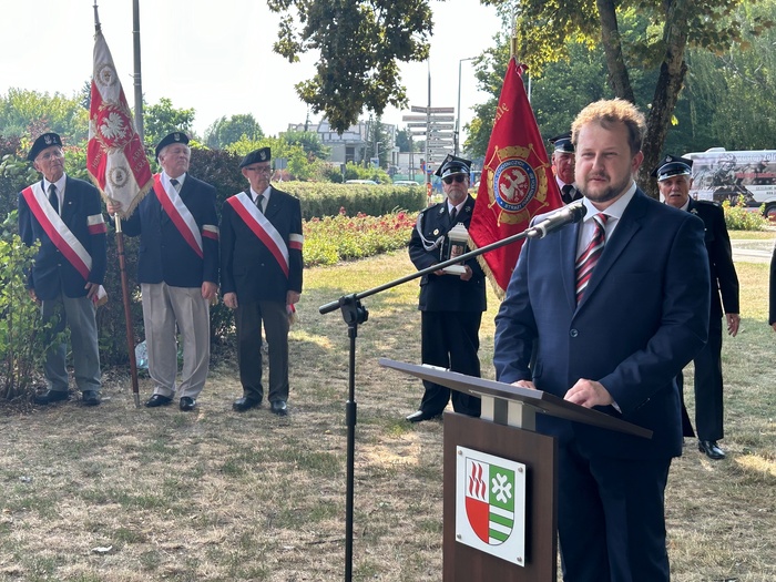 Upamiętnienie i wernisaż wystawy „Na odsiecz powstańczej Warszawie” – Ożarów Mazowiecki, 10 lipca 2024. Fot. Jacek Persa (IPN)