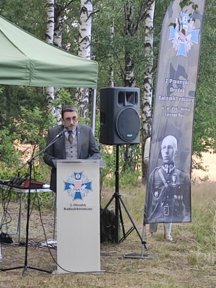 Upamiętnienie i wernisaż wystawy „Na odsiecz powstańczej Warszawie” – Ożarów Mazowiecki, 10 lipca 2024. Fot. Jacek Persa (IPN)