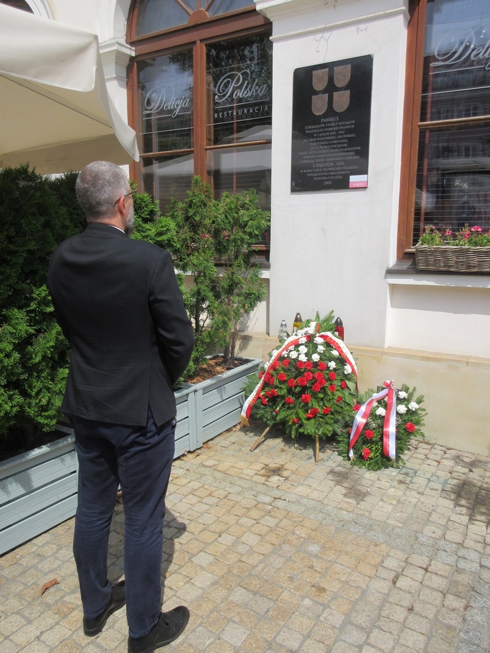 W rocznicę krwawej niedzieli warszawski oddział IPN uczcił pamięć ofiar ludobójstwa dokonanego przez ukraińskich nacjonalistów na obywatelach II RP – Warszawa, 11 lipca 2024. Fot. Łukasz Bielecki (IPN)