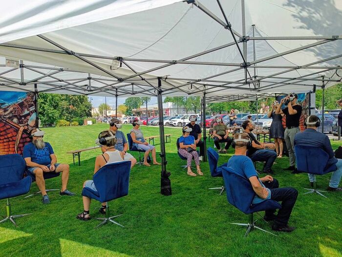 Warszawski Oddział IPN na obchodach powstania warszawskiego w Otwocku – 1 sierpnia 2024. Fot. Anna Maria Adamus (IPN)