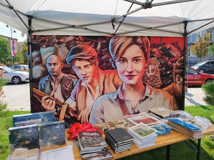 Warszawski Oddział IPN na obchodach powstania warszawskiego w Otwocku – 1 sierpnia 2024. Fot. Anna Maria Adamus (IPN)