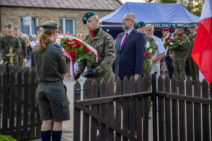104. rocznica bitwy nad Wkrą – Borkowo, 17 sierpnia 2024 r., fot. Urząd Miejski w Nasielsku