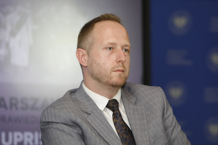 Międzynarodowa konferencja naukowa „Rachunki za Powstanie Warszawskie (1944–2024). Odpowiedzialność, rozliczenia, sprawiedliwość” – Warszawa, 2–3 października. Fot. Piotr Życieński (IPN)