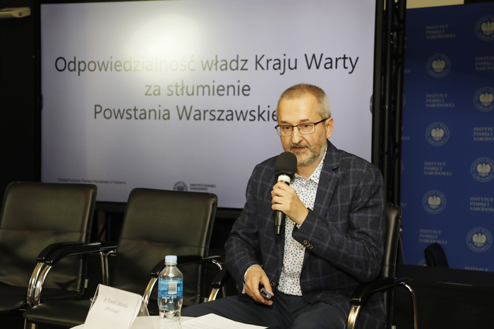 Międzynarodowa konferencja naukowa „Rachunki za Powstanie Warszawskie (1944–2024). Odpowiedzialność, rozliczenia, sprawiedliwość” – Warszawa, 2–3 października. Fot. Piotr Życieński (IPN)