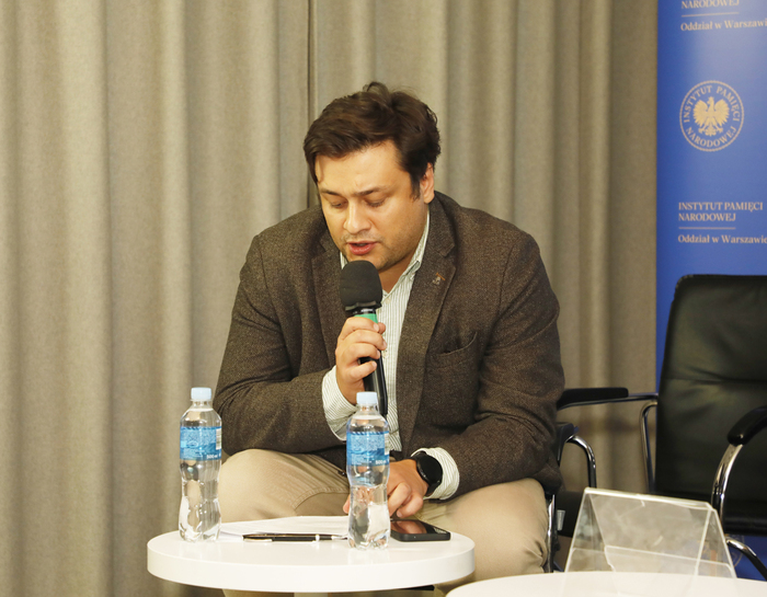 Międzynarodowa konferencja naukowa „Rachunki za Powstanie Warszawskie (1944–2024). Odpowiedzialność, rozliczenia, sprawiedliwość” – Warszawa, 2–3 października. Fot. Piotr Życieński (IPN)