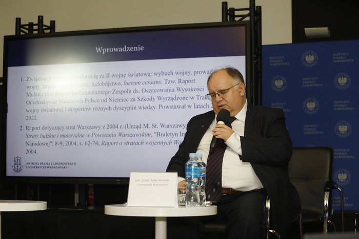 Międzynarodowa konferencja naukowa „Rachunki za Powstanie Warszawskie (1944–2024). Odpowiedzialność, rozliczenia, sprawiedliwość” – Warszawa, 2–3 października. Fot. Piotr Życieński (IPN)