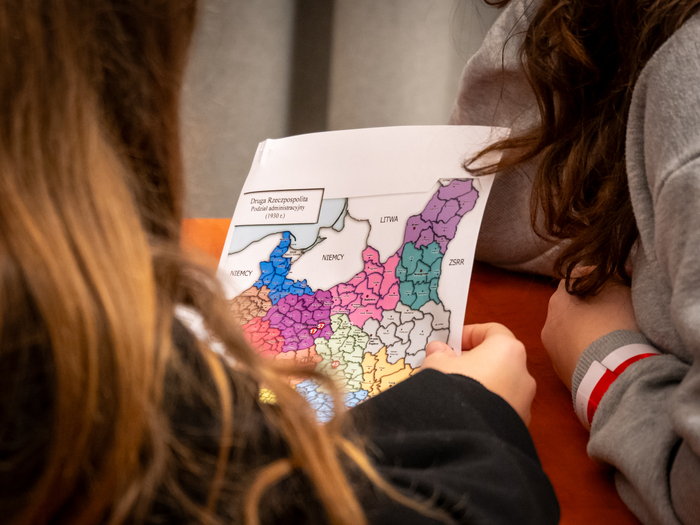 Warsztaty edukacyjne w ramach projektu IPN Silni Polską, Warszawa – 16 listopada 2024. Fot. Andrzej Kryński (IPN)