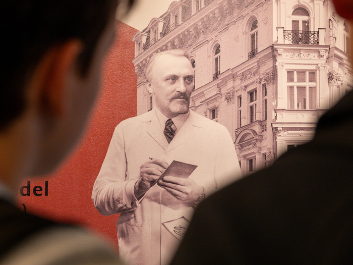 Wizyta w Muzeum Czekolady przy Fabryce Wedla w ramach projektu IPN Silni Polską, Warszawa – 16 listopada 2024. Fot. Andrzej Kryński (IPN)