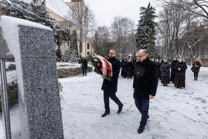 Uroczystość upamiętniająca Matkę Marię Symplicytę Nehring i Siostry Felicjanki – Warszawa, 12 stycznia 2025. Fot. Sławomir Kasper (IPN)