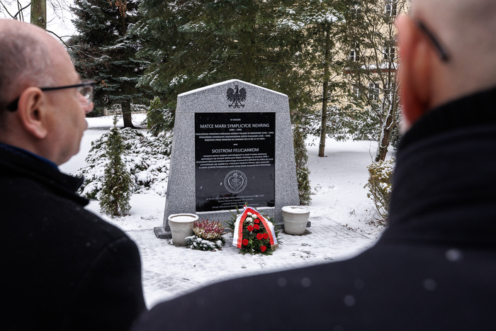 Uroczystość upamiętniająca Matkę Marię Symplicytę Nehring i Siostry Felicjanki – Warszawa, 12 stycznia 2025. Fot. Sławomir Kasper (IPN)
