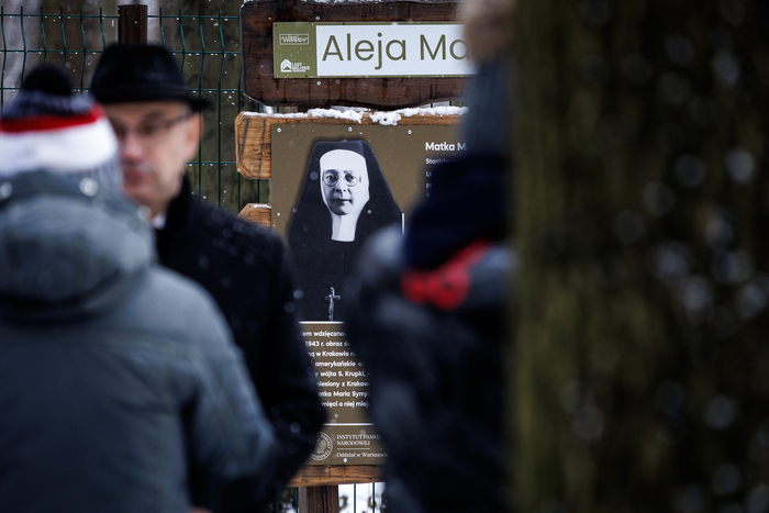 Uroczystość upamiętniająca Matkę Marię Symplicytę Nehring i Siostry Felicjanki – Warszawa, 12 stycznia 2025. Fot. Sławomir Kasper (IPN)