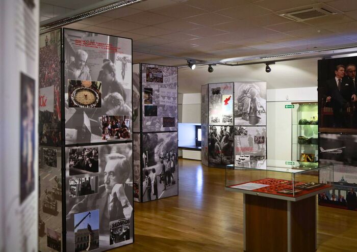 W Zamościu otwarto wystawę IPN „Zimna wojna. Krótka historia podzielonego świata”. Fot. Muzeum Aresenał