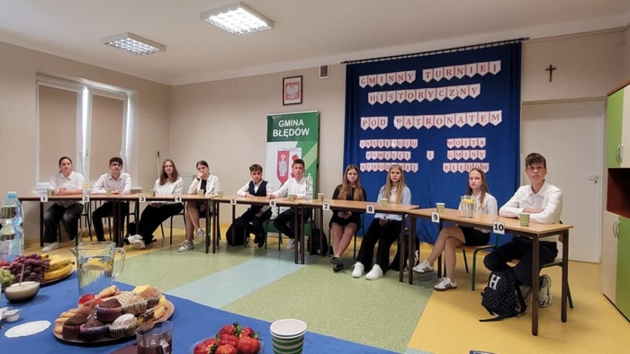 Polska – moja Ojczyzna” – Gminny Konkurs Historyczny pod patronatem Oddziału IPN w Warszawie, 4 czerwca 2025, Gołosze. Fot. Publiczna SP w Gołoszach