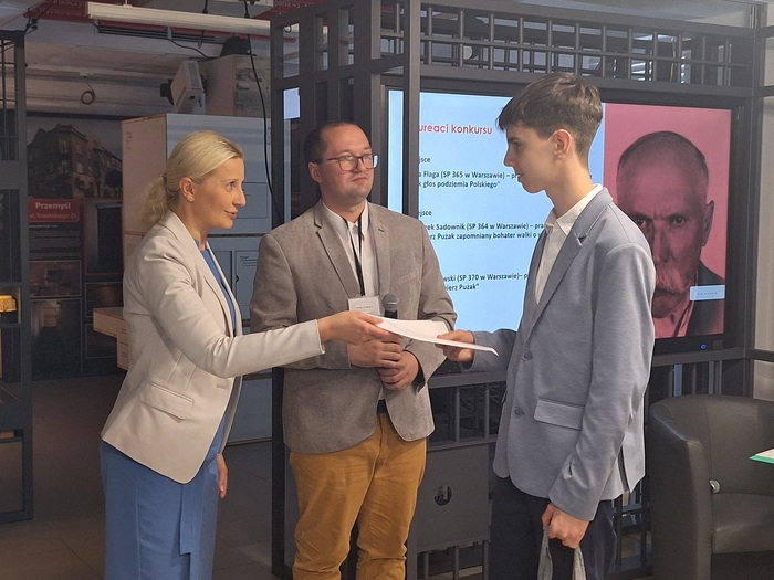 Gala konkursu „Z wami nie będę rozmawiał, o żadną łaskę prosił nie będę”. Życie i działalność Kazimierza Pużaka”.