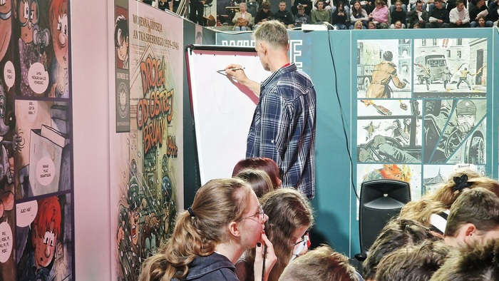 Oddział IPN w Warszawie na Kongresie Przyszłości Narodowej w Łodzi. Fot. Andrzej Kryński (IPN)