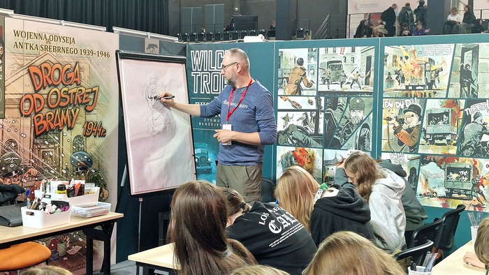 Oddział IPN w Warszawie na Kongresie Przyszłości Narodowej w Łodzi. Fot. Andrzej Kryński (IPN)