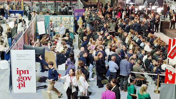 Oddział IPN w Warszawie na Kongresie Przyszłości Narodowej w Łodzi. Fot. Andrzej Kryński (IPN)