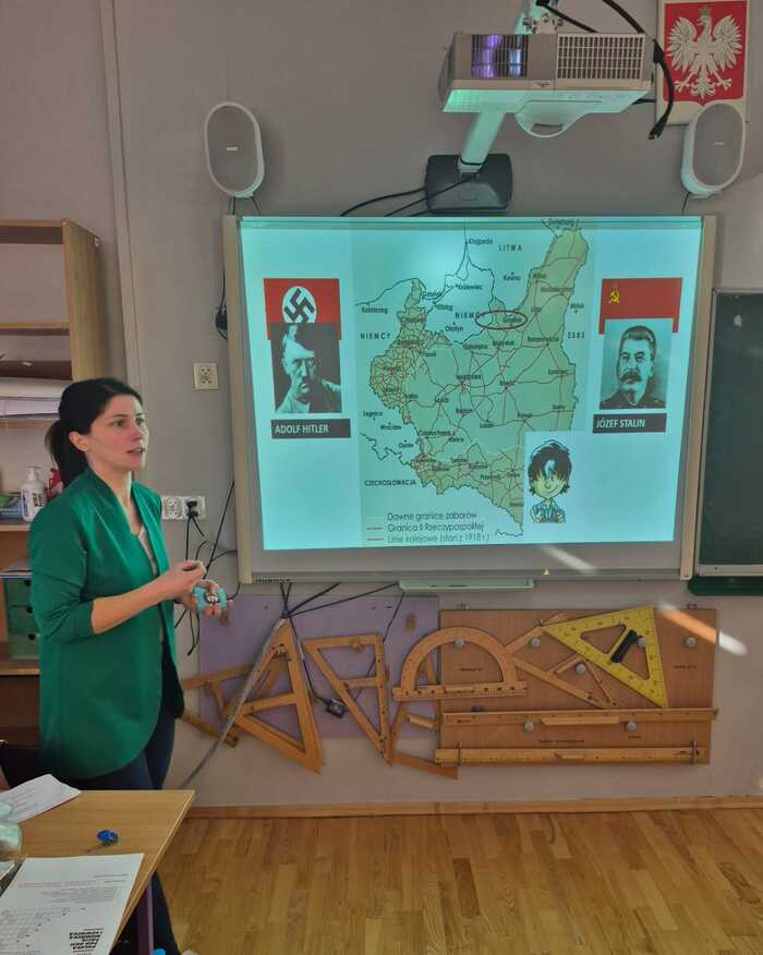 Warsztaty edukacyjne z „Wojenną odyseją Antka Srebrnego” w Szkole Podstawowej nr 214 w Warszawie