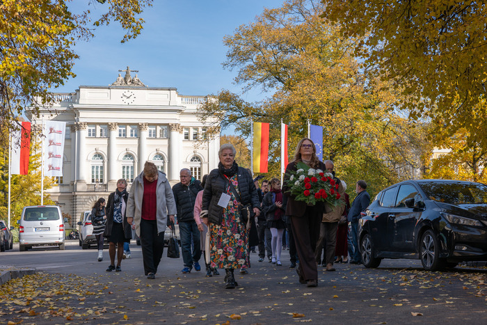 „TU rodziła się »Solidarność«” — wystawa IPN w ramach obchodów 45-lecia NSZZ „Solidarność” UW. Fot. Andrzej Kryński (IPN)