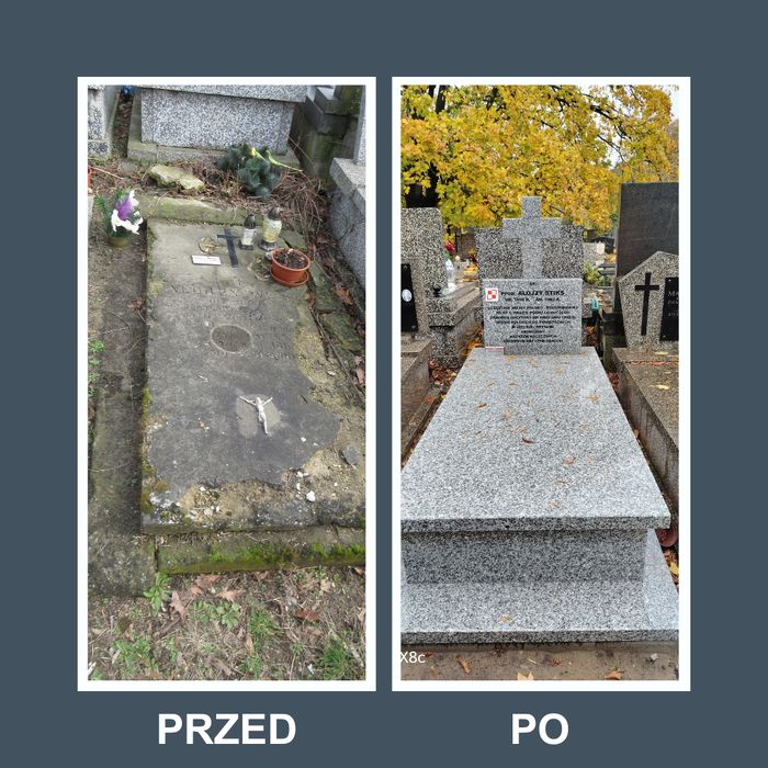 Nowy nagrobek Władysława Stiksa (1899–1963)