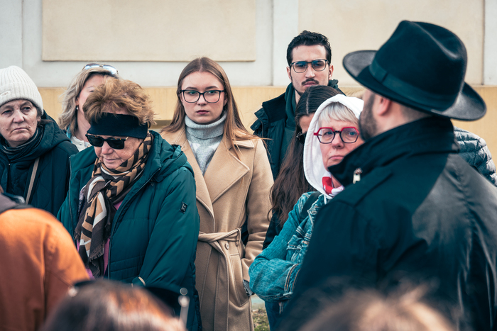 Spacer edukacyjny z okazji 83. rocznicy Akcji pod Arsenałem – Warszawa, 28 marca 2026. Fot. Andrzej Kryński (IPN)