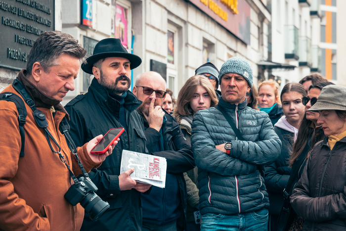 Spacer edukacyjny z okazji 83. rocznicy Akcji pod Arsenałem – Warszawa, 28 marca 2026. Fot. Andrzej Kryński (IPN)