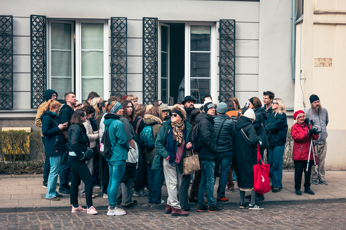 Spacer edukacyjny z okazji 83. rocznicy Akcji pod Arsenałem – Warszawa, 28 marca 2026. Fot. Andrzej Kryński (IPN)