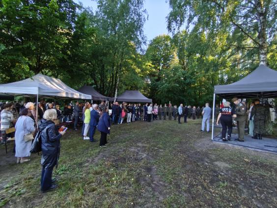 Hołd dla ostatniego oddziału ppor. „Puszczyka”. Uroczystości w Niedziałkach – 5 lipca 2026. Fot. Piotr Zaremba