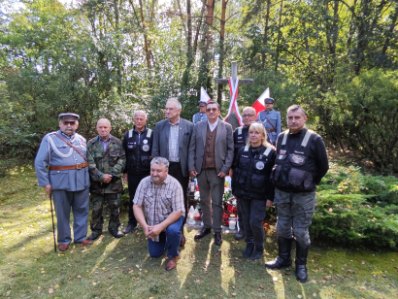 75. rocznica śmierci żołnierzy oddziału Jana Kmiołka. Fot. Piotr Zaremba (IPN)