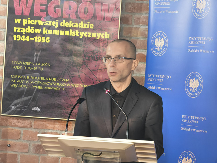 Konferencja naukowa „Powiat Węgrów w pierwszej dekadzie rządów komunistycznych 1944–1956” – Węgrów, 1 października 2026. Fot. Iwona Spałek (IPN)
