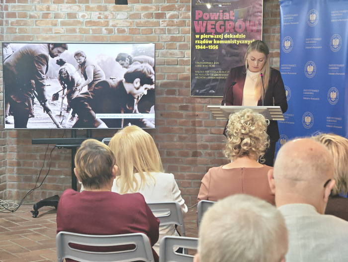 Konferencja naukowa „Powiat Węgrów w pierwszej dekadzie rządów komunistycznych 1944–1956” – Węgrów, 1 października 2026. Fot. Iwona Spałek (IPN)