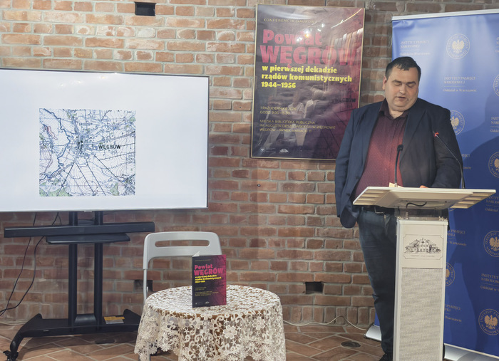 Konferencja naukowa „Powiat Węgrów w pierwszej dekadzie rządów komunistycznych 1944–1956” – Węgrów, 1 października 2026. Fot. Iwona Spałek (IPN)