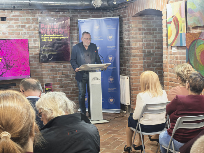 Konferencja naukowa „Powiat Węgrów w pierwszej dekadzie rządów komunistycznych 1944–1956” – Węgrów, 1 października 2026. Fot. Iwona Spałek (IPN)